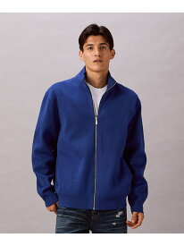 【SALE／5%OFF】(M) 【公式ショップ】 カルバンクライン フルジップ ニット Calvin Klein 4LD373G Calvin Klein カルバン・クライン トップス カーディガン ブルー ブラック【RBA_E】【送料無料】[Rakuten Fashion]