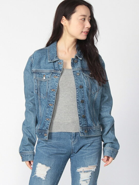 楽天市場】【SALE／50%OFF】(W)ショート丈デニムジャケット Calvin 
