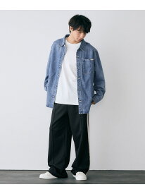 【SALE／5%OFF】(M)【公式ショップ】 カルバンクライン ロングスリーブ デニムシャツ Calvin Klein Jeans 4RD796G Calvin Klein Jeans カルバン・クライン トップス シャツ・ブラウス ブルー【RBA_E】【送料無料】[Rakuten Fashion]