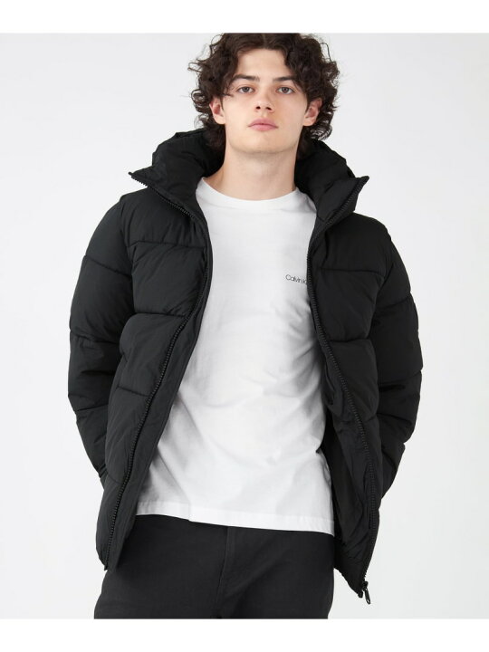 楽天市場】ナイロンパファージャケット Calvin Klein カルバン 