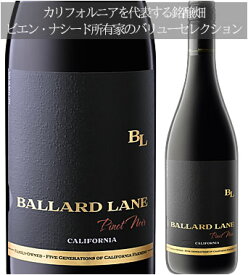 【バラードレーン】 ピノ・ノワール “セントラル・コースト” [2022] Ballard Lane Pinot Noir Central Coast 750ml カリフォルニアワイン スクリューキャップ 赤ワイン