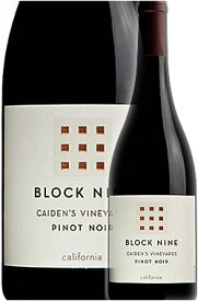 ギフト対応可 【ブロックナイン】 ピノノワール ケイデンズ・ヴィンヤーズ, カリフォルニア [2021] (ナパヴァレー セントヘレナ地区+α) Block Nine Wine Pinot Noir Caiden's Vineyards (Napa Valley), California 750ml 赤ワイン カリフォルニアワイン 父の日プレゼント