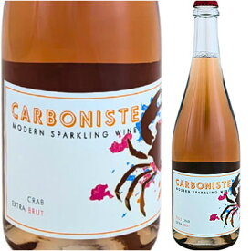 【カーボニスト】(カニ) “クラブ” エクストラブリュット スキンコンタクトスパークリングワイン [2023] CARBONISTE Modern Sparkling wine CRAB Extra Brut California 750ml アルバリーニョ ピノグリ カリフォルニア辛口ロゼ泡 王冠仕様 ギフト対応可