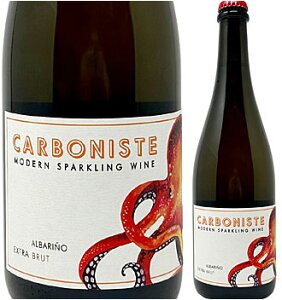 �y�J�[�{�j�X�g�z (�^�R) �A���o���[�j�� �g�G�N�X�g�� �u�����b�g�h [2022] CARBONISTE OCTOPUS ALBARINO Extra Brut California 750ml �J���t�H���j�A�h���X�p�[�N�����O���C�� ���A �������d�l �M�t�g�Ή���