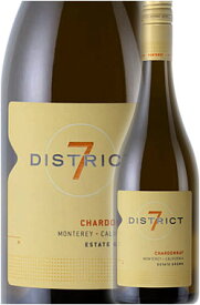 ギフト対応可 【ディストリクトセブン】 シャルドネ “エステイト” モントレー [2021] District 7(Seven) Wines Chardonnay Estate Grown 750ml カリフォルニアワイン専門店あとりえ 父の日プレゼント白ワイン SDGsサステイナブル スクリューキャップ仕様