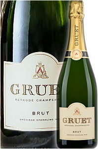 yOGz gubgh g[hVvm[Y Xp[NOC [NV] Gruet Winery Methode Champenoise Sparkling Wine Brut America 750ml j[LVRC Ynď̃AJ OGA 