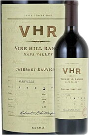 ギフト対応可 ※特価分【VHR】 カベルネ・ソーヴィニヨン “エステイトヴィンヤード” オークヴィル, ナパヴァレー [2018] VHR Cabernet Sauvignon Vine Hill Ranch Estate Vineyard, Oakville, Napa Valley 750ml ナパバレー赤ワイン ヴァインヒルランチ カリフォルニア