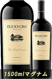 1500ml �y�_�b�N�z�[���z �������[ �g�X���[�p�[���X�E���B�����[�h�h �J���X�g�K, �i�p�E���@���[ [2021] Duckhorn Vineyards (Duckhorn Wine Company) Merlot Three Palms Vineyard, Calistoga, Napa Valley �J���t�H���j�A