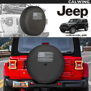 18y- �����O���[ JL �\�t�g�^�C���J�o�[ �w�ʃ^�C���J�o�[ 245/75R17 /255/70R18��p US�t���b�O�f�U�C�� ������ �u���b�N