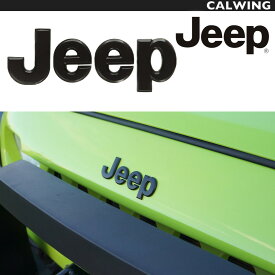 07-17y ジープ ラングラー JK エンブレム 純正 マットブラック