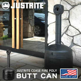 水いらず アメリカンアッシュトレイスタンド BUTTCAN ブラック JUSTRITE