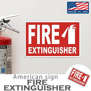 AJTCv[g FIRE EXTINGUISHER 傫ȃTCY12x18C` MADE IN USA A~jE Be[W Ŕ CeA K[W X̑ G