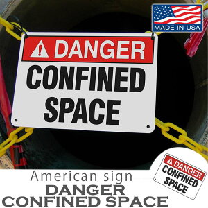 AJTCv[g CONFINED SPACE 傫ȃTCY12x18C` MADE IN USA A~jE Be[W Ŕ CeA K[W X̑ G
