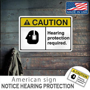 AJTCv[g CAUTION HEARING-REQUIREDi hveN^[̒pKvłj 12x18C` MADE IN USA G