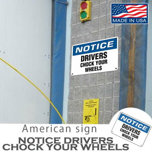 AJTCv[g NOTICE DRIVERS-WHEELSix hA߂܂܂ɂĉj 傫ȃTCY12x18C` MADE IN USA