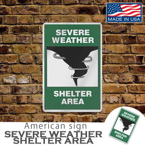 AJTCv[g SEVERE WHEATHER-AREAiЊQً̋}j 傫ȃTCY12x18C` MADE IN USA