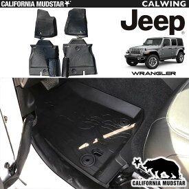 ジープ jeep ラングラー JL '18y | フロアマット フロアライナー フロントリアセット BAD WRANGLER 内装 カスタム パーツ アクセサリー【アメ車パーツ】【カリフォルニアマッドスター/CALIFORNIA MUDSTAR】