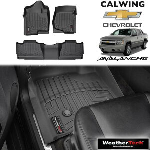 07-13y アバランチ ファーストバケットシート車 | フロアマット フロアライナー ブラック ウェザーテック