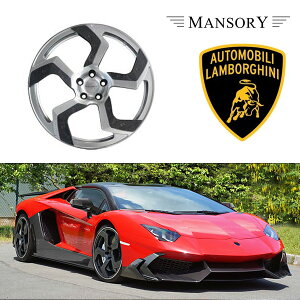 ランボルギーニ アヴェンタドールマンソリー アルミホイール Carbon inlay Front left 9J 20インチ