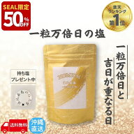 【50％オフ! 11日1時59分迄】 PREMIUM 浜比嘉塩 一粒万倍日の塩 持ち塩 清め塩 盛り塩 大安 塩 天然 天然…