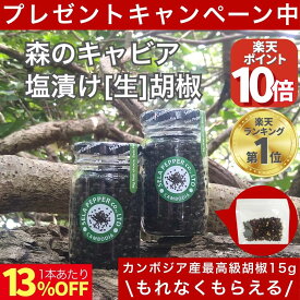 【全品P10倍!!限定2/11 9時迄】 カンボジア 生コショウ 塩漬け こしょう コショウ 胡椒 71g×2 ブラックペッパー 生こしょう 生胡椒 粒胡椒 つぶ胡椒 黒こしょう 最高級品 スパイス ハーブ 香辛料 黒胡椒 カンボジア産 セラペッパー sela pepper