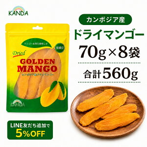 �h���C�}���S�[ ������ 560g 70g×8�� �J���{�W�A�Y �`���b�N�t�� KANDA GOLDEN MANGO