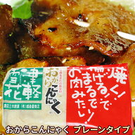 エントリーでポイント5倍 まるでお肉みたい 【おからこんにゃくプレーン】焼く！揚げる！で、まるでお肉…
