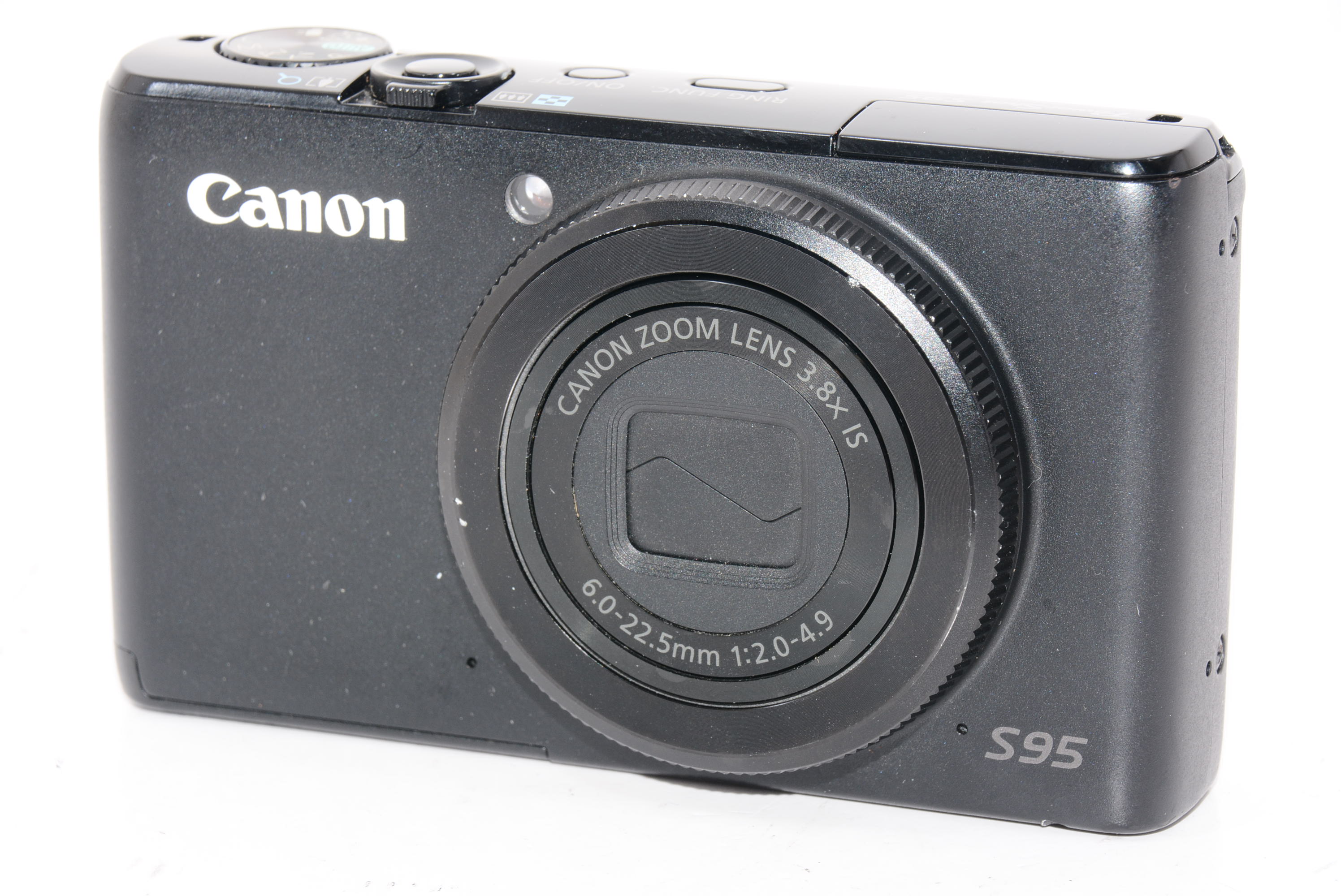 【中古】【オススメ】Canon デジタルカメラ Powershot S95 PSS95 1000万画素高感度CCD 光学3.8倍ズーム 広角28mm  3.0型液晶 F2.0 | 百獣の買取王カメライオン