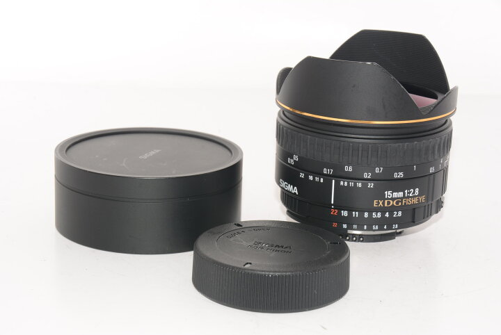 楽天市場】【中古】【外観並級】SIGMA 単焦点魚眼レンズ 15mm F2.8 EX  
