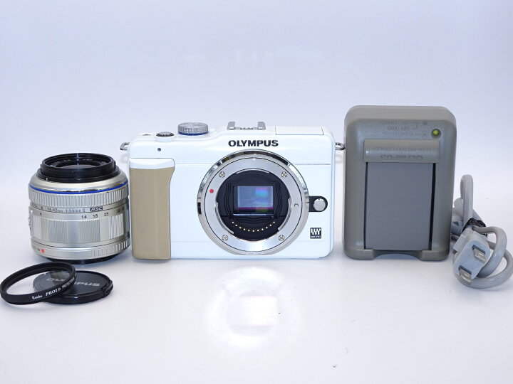 楽天市場】【中古】【外観並級】OLYMPUS ミラーレス一眼 E-PL1s レンズ 