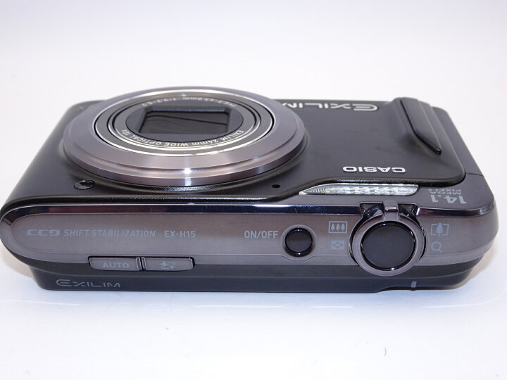 楽天市場】【中古】【外観並級】CASIO カシオ EXILIM EX-H15 ブラック