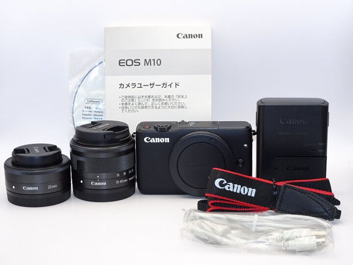 楽天市場】【中古】【外観並級】Canon EOS M10 ダブルレンズキット  