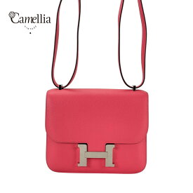 【中古】HERMES エルメス コンスタンスミニ ヴェルソ エバーカラー ローズアザレルージュアッシュ SSU刻印2022年 ショルダーバッグ
