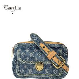 【中古】 LOUIS VUITTON ルイヴィトン デニム バムバッグ ウエストバッグ ボディバッグ M95347