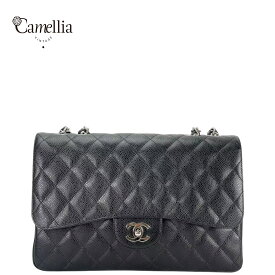 【中古】 CHANEL シャネル マトラッセ30 チェーン ショルダーバッグ レディース A58600 シルバー金具 キャビアスキン ブラック