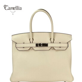 【中古】HERMES エルメス バーキン30 ナタ U刻印2022年 ハンドバッグ トリヨンクレマンス シルバー金具