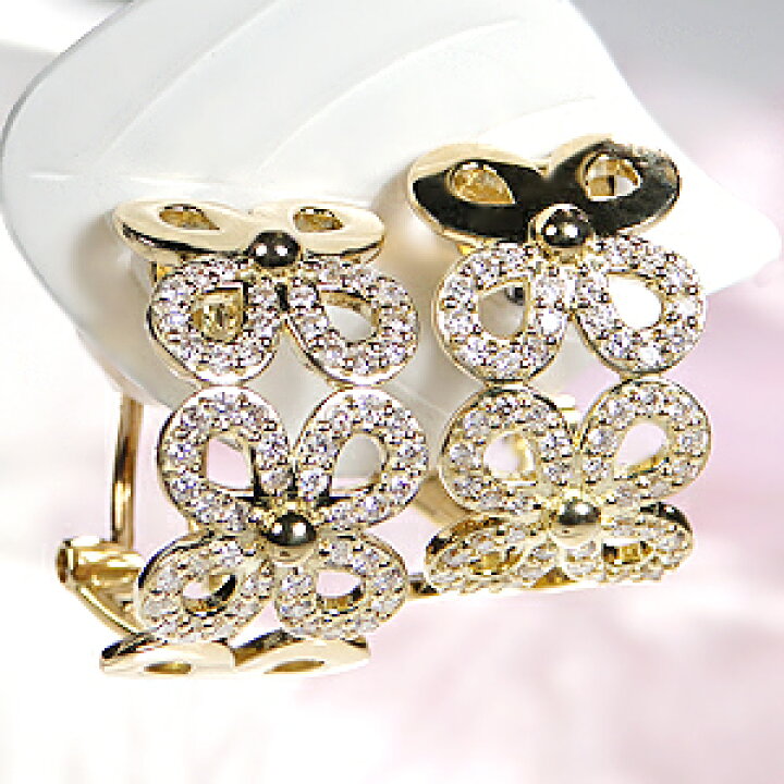 楽天市場】k18YG/WG【0.5ct】ダイヤモンド 2WAY ピアス 