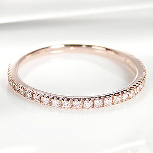 K18PG 0.2ct ダイヤモンド フルエタニティリング ピンキー 18金 ピンクゴールド 普段使い 指輪 レディース ダイヤモンドリング ダイヤリング 重ね着け 18K エタニティ 小さいサイズ 大きいサイズ