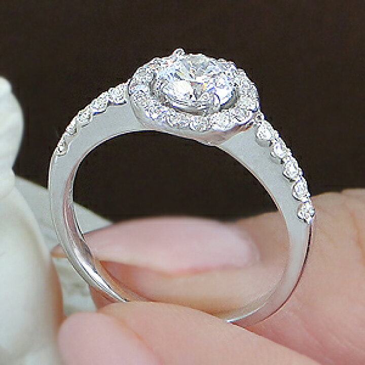 楽天市場】pt900ダイヤモンドリング 鑑定書付き【無色透明】【D-SI2  