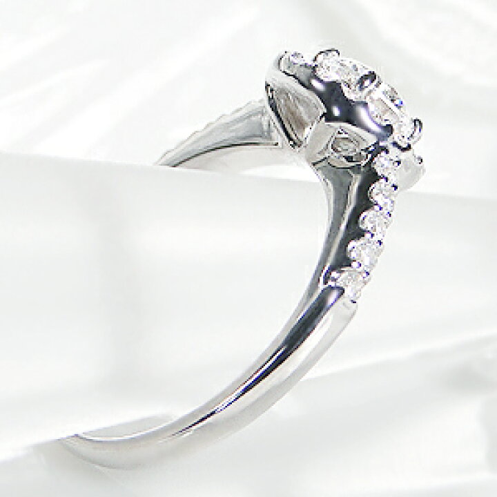 楽天市場】pt900ダイヤモンドリング 鑑定書付き【無色透明】【D-SI2  