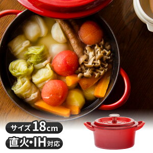 �y���������z�z�[���[�� ���� IH�Ή� ���g�� �� �Ȃ� �������� �L�����v �S���� �I�[�u���Ή� �H���Ή� ���V�s�u�b�N�t CASTPOT goodplus�{ �O�b�h�v���X �N���X�}�X �V�����L���X�g�|�b�g 18cm 