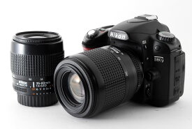 【中古】ニコン Nikon D80 ダブルズームセット 美品 ストラップ SDカード付き