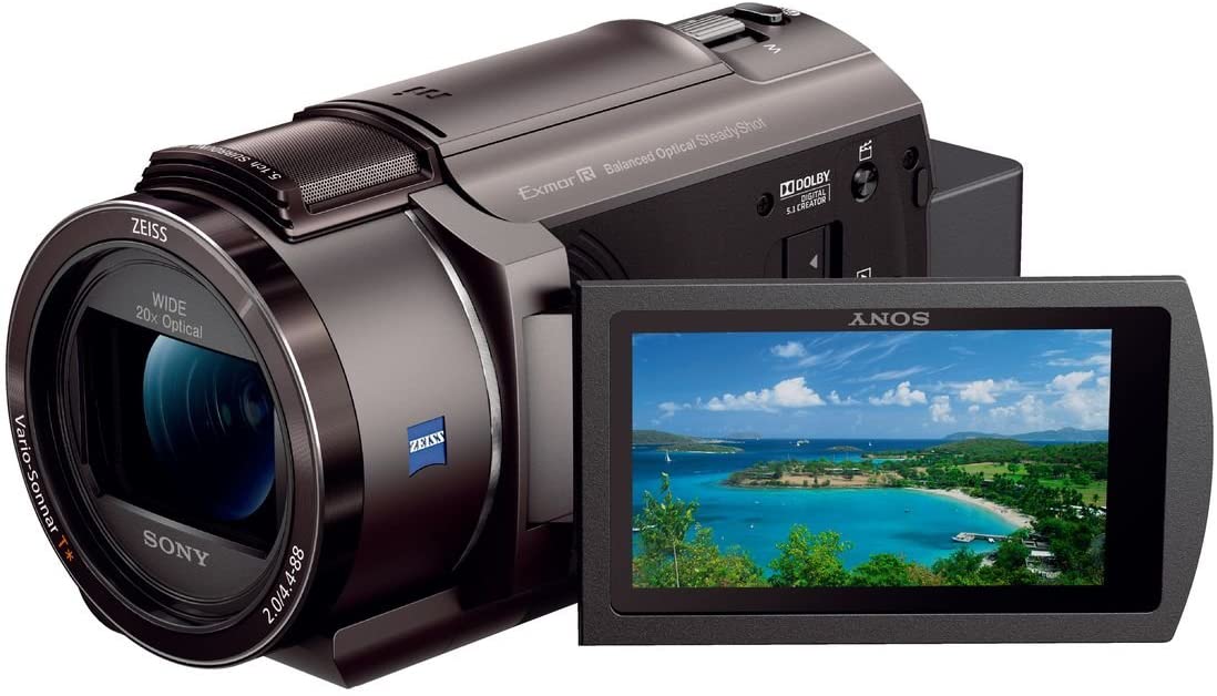 中古】ソニー ビデオカメラ FDR-AX45 4K 64GB 光学20倍 ブロンズ