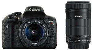 Canon fW^჌tJ EOS Kiss X8i _uY[Lbg EF-S18-55mm/EF-S55-250mm t EOSKISSX8I-WKIT