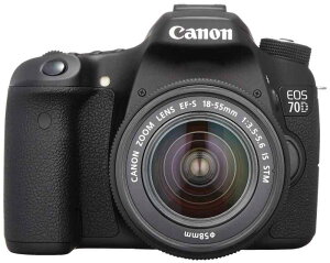 Canon fW^჌tJ EOS70D YLbg EF-S18-55mm F3.5-5.6 IS STM t ubN EOS70D1855ISSTMLK