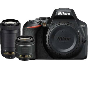 Nikon D3500 24.2MP fW^჌tJ AF-P 18-55mm VRY 70-300mm fAY[Y (1588B) ? (j[A)