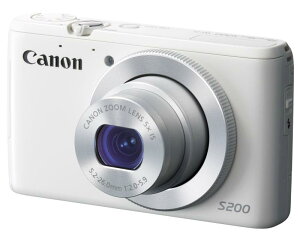 Canon fW^J PowerShot S200(zCg) Fl2.0 Lp24mm w5{Y[ PSS200(WH)