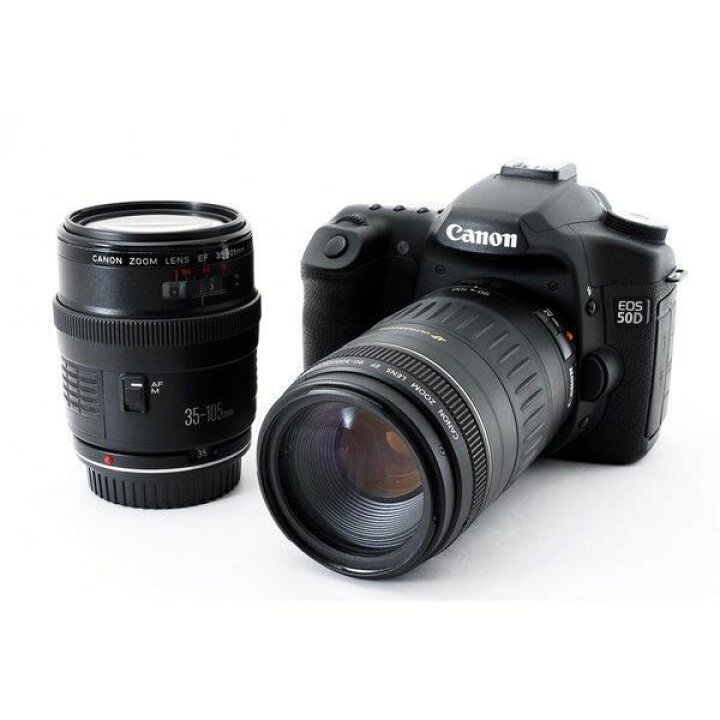 楽天市場】【中古】キヤノン Canon EOS 50D 標準&超望遠ダブルズーム  