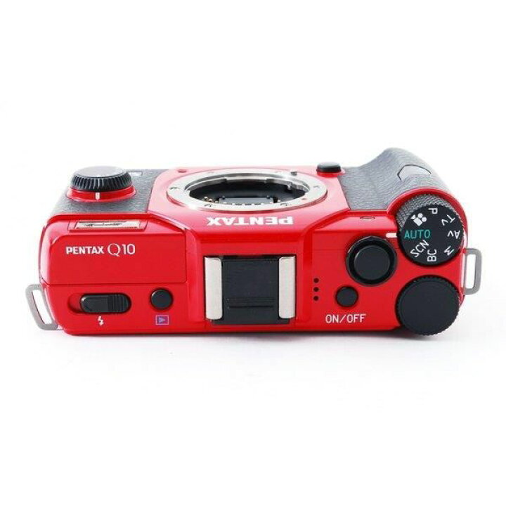 楽天市場】【中古】 ペンタックス PENTAX Q10 レッド レンズキット 美 