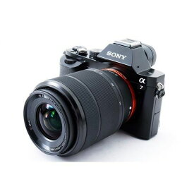 【中古】ソニー SONY α7 レンズキット ブラック 美品 高速連射に定評アリ SDカード付き